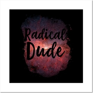 Radical Dude Funny 80's Design Posters and Art